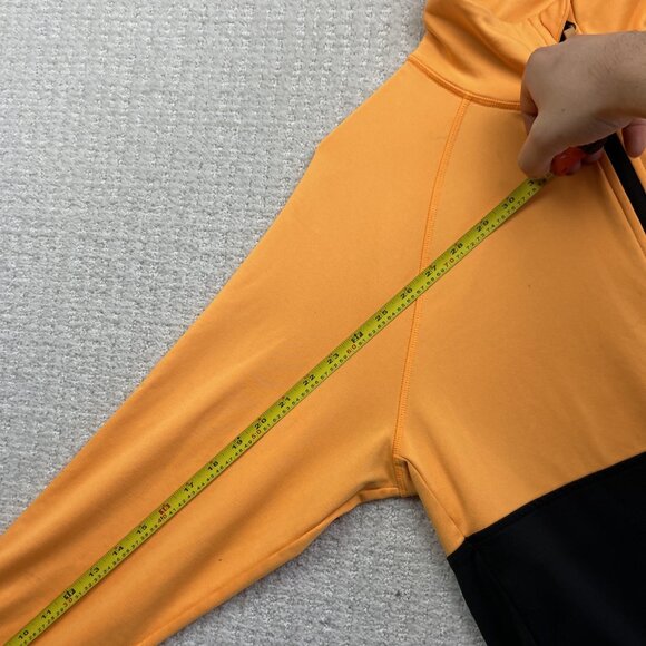 O'neill Men M Full-Zip Fleece Mid Layer Sweater Jacket Orange / Black Snowboard - Picture 9 of 14